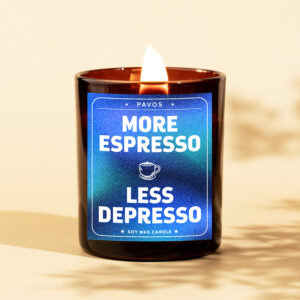 More Espresso Less Depresso | 200ml | 30+Hrs Burn Time