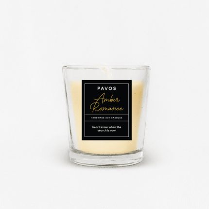 Romantic Amber Romance Soy Wax Small Jar Candle (Pack Of 3)