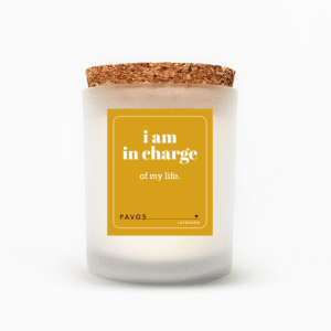 I Am In Charge Affirmation Candle By Pavos | 200ml | 30+Hrs Burntime