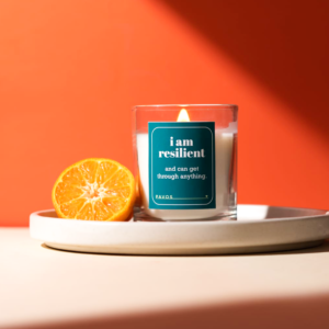 I Am Resilient Affirmation Candle By Pavos | 200ml | 30+Hrs Burntime
