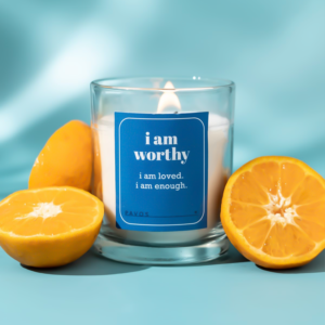 I Am Worthy Affirmation Candle By Pavos | 200ml | 30+Hrs Burntime